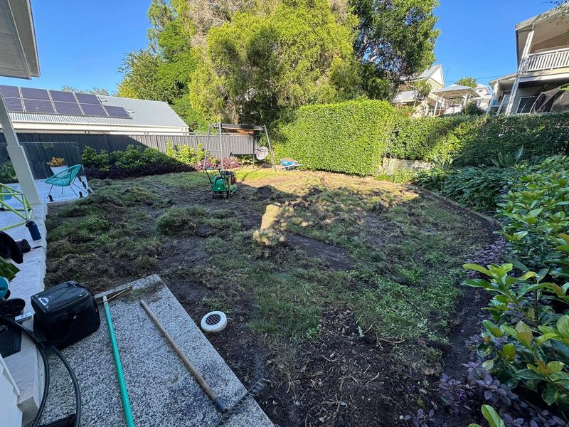 Backyard before BGL Services transformation